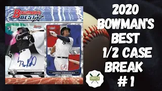 2020 BOWMAN BEST 1/2 CASE BREAK #1 - LIVE 12/23/20