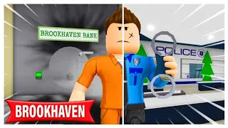 MITAD CRIMINAL MITAD POLICIA en BROOKHAVEN - Roblox YoSoyLoki