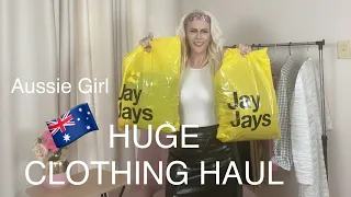 Huge Aussie Clothing Haul Jay Jays #jayjays #fashion #clothinghaul