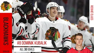 Dominik Kubalik (#8) - ALL 30 Goals of the 2019-20 Season | Chicago Blackhawks