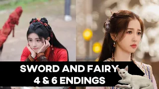 Sword and Fairy 4 and 6 Endings Happy or Sad