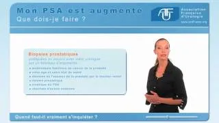 PSA : Mon PSA est augmenté, que dois-je faire ?