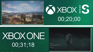 Xbox Series S vs Xbox One Load Times Assassins Creed Valhalla