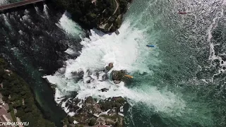 SWITZERLAND, RHINE FALLS 4K DJI Drone