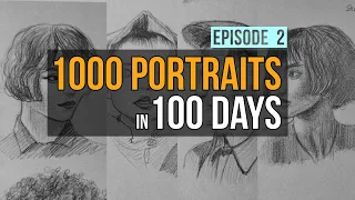 1000 Portraits in 100 days | Episode 2 Ready to Quit?