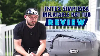 Intex Inflatable Hot Tub Review and Setup — Simple Spa