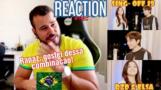 REACTION SING-OFF 19 (Beautiful Things, we can't be friends) vs ECA AURA | RZD | 😁👏 | REACT | 🇧🇷#128