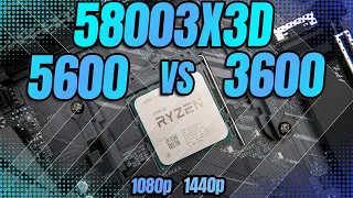 Ryzen 3600 vs 5600 vs 5800X3D | 19 Games Tested | 1080p 1440p