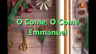 O Come, O Come Emmanuel - Karaoke Flute Instrumental Christmas John Mason Neale V3