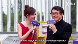 Jackie Chan  interview for CCTV6 (RUS SUB)