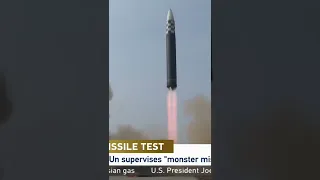 Kim Jong-Un supervises missile test 🇰🇵