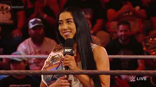 The New NXT Women's Champion Indi Hartwell gives a Challenge (Full Segment)