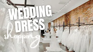 WEDDING SERIES | Come WEDDING DRESS SHOPPING with me 2021 | Emma Cole