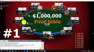 SUNDAY MILLION - $1,000,000 Guaranteed - Progressive Knockout! - Final table #1