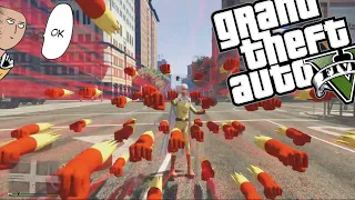 GTA 5 MOD SAITAMA | LO DESTROZA TODO