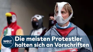 PROTESTE gegen CORONA-Maßnahmen: Provokateure bestimmen das Bild