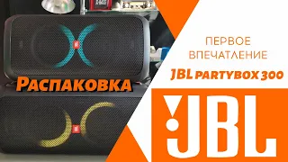 JBL Partybox 300  распаковка и первое впечатление!!!!!