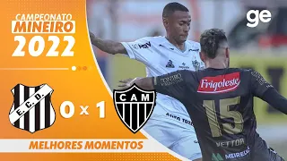 DEMOCRATA 0 X 1 ATLÉTICO-MG | MELHORES MOMENTOS | 10ª RODADA MINEIRO 2022 | ge.globo