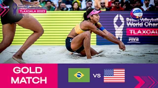 Ana Patrícia/Duda vs. Hughes/Cheng - Gold Match Highlights | Tlaxcala 2023 #mexbeachvolley