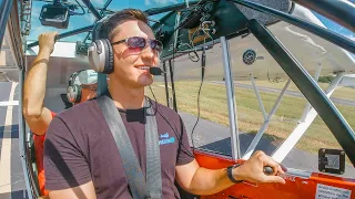 Learning to LAND a Tailwheel Airplane | Tailwheel Training: Part 1