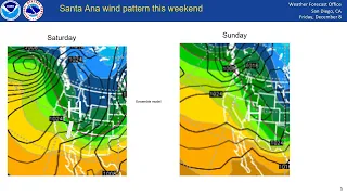 Santa Ana winds this weekend and next week - NWS San Diego