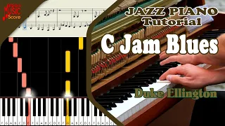C Jam Blues [Duke Ellington] | Jazz Piano Tutorial