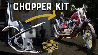 Chopping a Sportster has never been easier - The Throttle Addiction Deluxe Hardtail kit