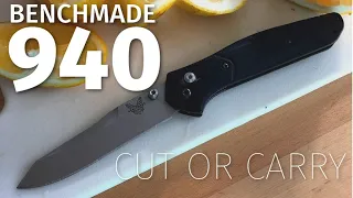 Cut or Carry:  Benchmade 940 Review
