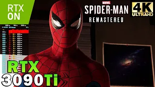 Marvel's Spider-Man Remastered 4K | Ray Tracing | RTX 3090 Ti | i9 10900K | Ultra Settings | DLSS