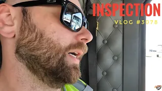 INSPECTION | My Trucking Life | Vlog #3078