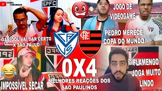 MELHORES REAÇÕES DOS SÃO PAULINOS AO VÉLEZ 0X4 FLAMENGO COM HAT TRICK DO PEDRO NA LIBERTADORES