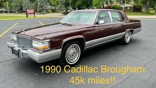 1990 Cadillac Brougham 45k miles!!