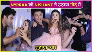 KKK 13 Contestant Nyrraa Banerji Dances With Rumoured Bf Nishant Malkani | Pre-Birthday Party