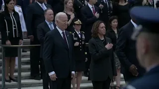 President participates in wreath laying ceremony at Tomb of the Unknown Soldier