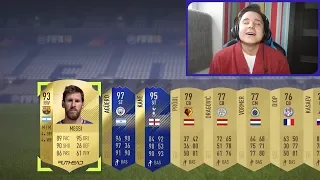 МЕССИ + TOTS В ОДНОМ ПАКЕ || MESSI IN A PACK || TOTS IN A PACK || RONALDO IN A PACK FIFA 18