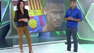 Neymar narra carta de despedida para o Esporte Espetacular.