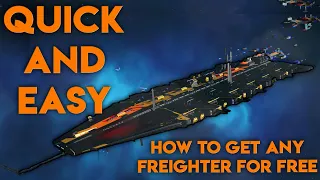 How To Get ANY S CLASS Freighter For FREE in No Man's Sky! | Easiest Way To Get ANY Freighter CLASS!