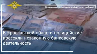 Ирина Волк: В Ярославской области полицейские пресекли незаконную банковскую деятельность