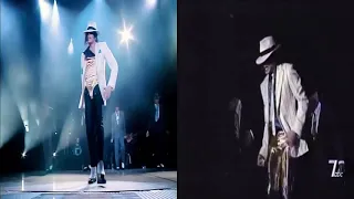 Michael Jackson Smooth Criminal Bucharest 1992 vs Bucharest 1996