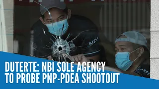 Duterte: NBI sole agency to probe PNP-PDEA shootout