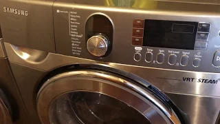 Samsung  VRT steam front load washer and dryer