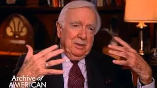 Walter Cronkite discusses covering political conventions, starting in 1952 - EMMYTVLEGENDS.ORG