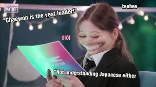 Kazuha being gifted at the Korean language (sarcasm)
