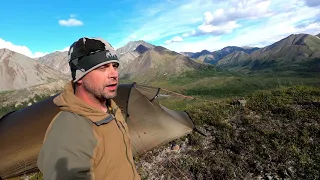 Alaska range dall sheep, grizzly bear, moose hunt 2020. Everything is going as planned. Gopro Part 1