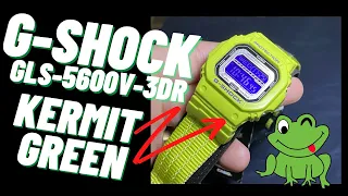 G-SHOCK REVIEW GLS-5600V-3DR KERMIT COLOR