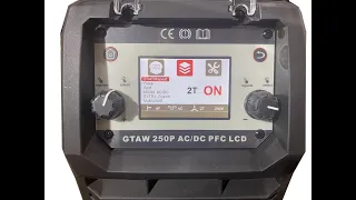 Профессиональный ТИГ аппарат СПИКА GTAW 250P AC DC PFC LCD Часть 1