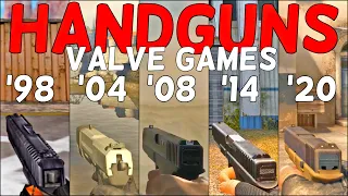 Evolution of Handguns in Valve Games