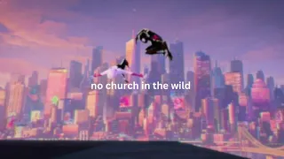 no church in the wild - kanye west & jay - z  (sped up)