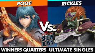 Scrims Showdown 77 Winners Quarters - poof (Byleth) Vs. Rickles (Ganondorf) SSBU Ultimate Tournament