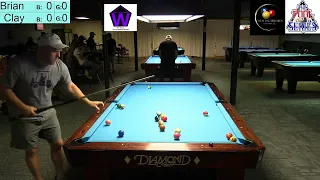 Brian White vs Clay Davis - One Pocket Tournament - FINALS - 3/4/23